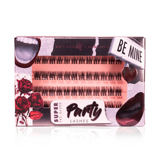 Be Mine Super Pre-Glued Party Lashes + Tweezer Duo - Unicorn Cosmetics