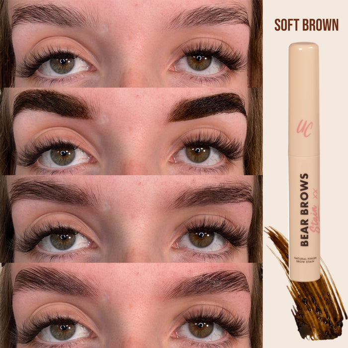 Bear Brow Stain in Shade Soft Brown- Natural Brow Stain - Unicorn Cosmetics