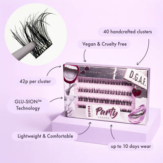 D.G.A.F Super Pre-Glued Party Lashes - Unicorn Cosmetics