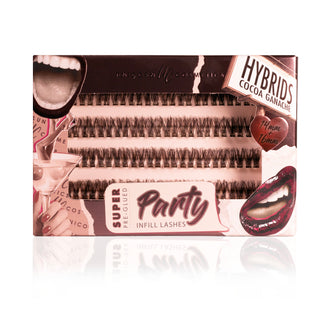 Hybrids in Cocoa Ganche Super Pre-Glued Lashes - Unicorn Cosmetics
