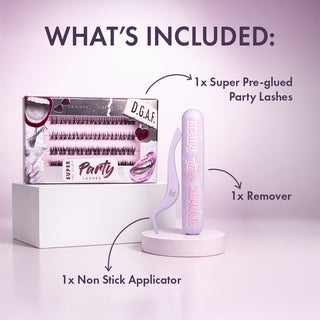 D.G.A.F Super Pre-Glued Lash Starter Kit - Unicorn Cosmetics