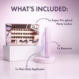 SLAY Super Pre-Glued Lash Starter Kit - Unicorn Cosmetics