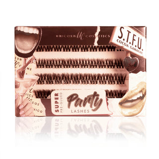 S.T.F.U. in Cocoa Ganche Super Pre-Glued Lashes - Unicorn Cosmetics