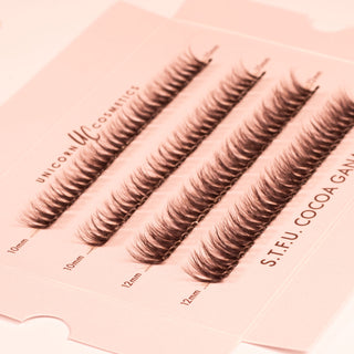 S.T.F.U. in Cocoa Ganche Super Pre-Glued Lashes - Unicorn Cosmetics