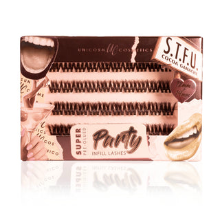 S.T.F.U. in Cocoa Ganche Super Pre-Glued Lashes - Unicorn Cosmetics