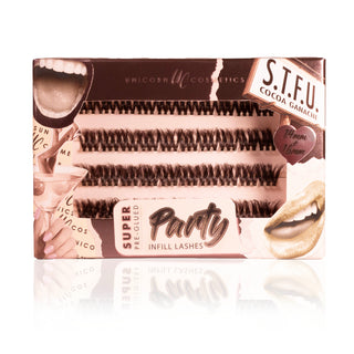 S.T.F.U. in Cocoa Ganche Super Pre-Glued Lashes - Unicorn Cosmetics